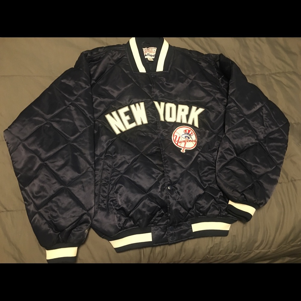 Vintage New York spell-out Majestic Dugout Jacket